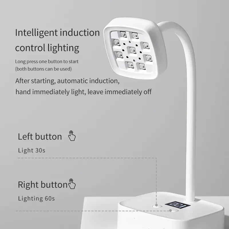 Portable Nail Dry Uv Lamp No Touch Nail Lamp